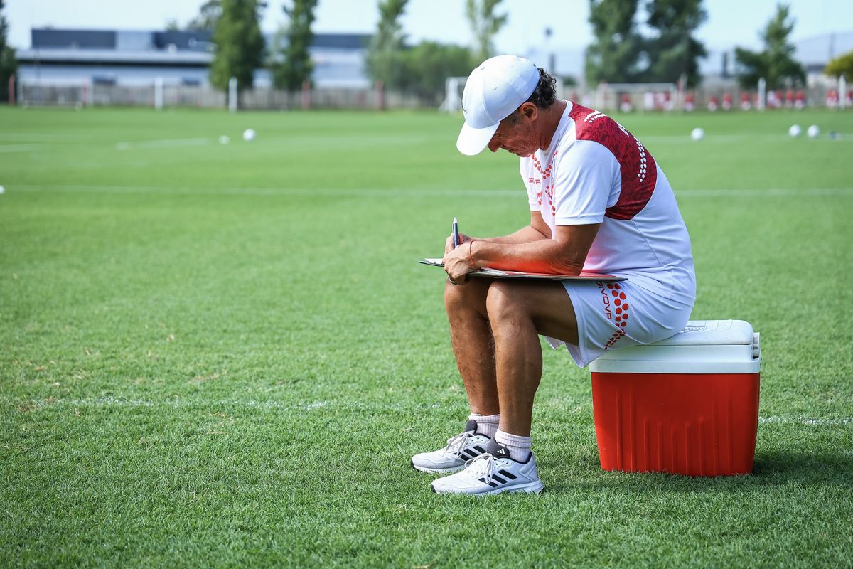 El DT se refirió al mano a mano con el Millonario.