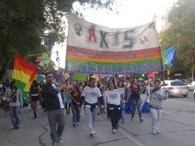 San Rafael celebró su tercera marcha del Orgullo Gay en paz