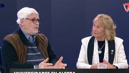 José Balaco, de la UTN, y Esther Sanchez, de la UNCuyo.