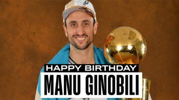 Los 43 años de Ginóbili y un reconocimiento especial