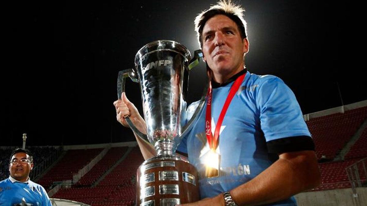 Eduardo Berizzo fue campeón en Chile dirigiendo al O'Higgins