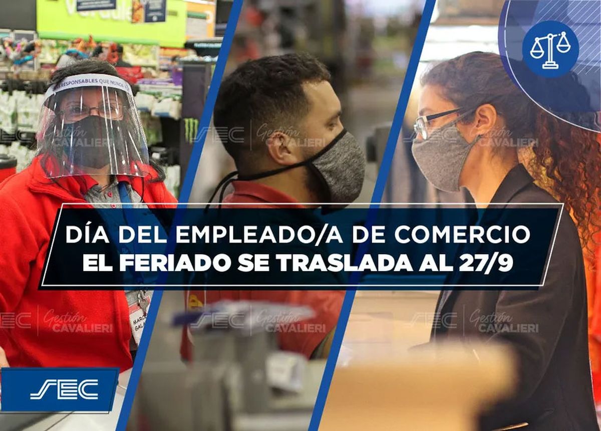 Día del empleado de Comercio: este año hay un cambio clave