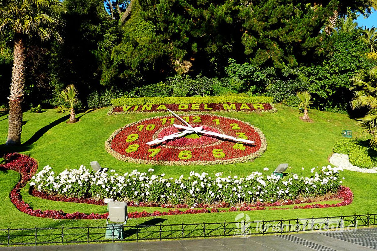 Reloj de Flores, Viña del Mar. Reloj de Flores, Viña del Mar.