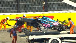 Así quedó el auto de Doohan en Suzuka.