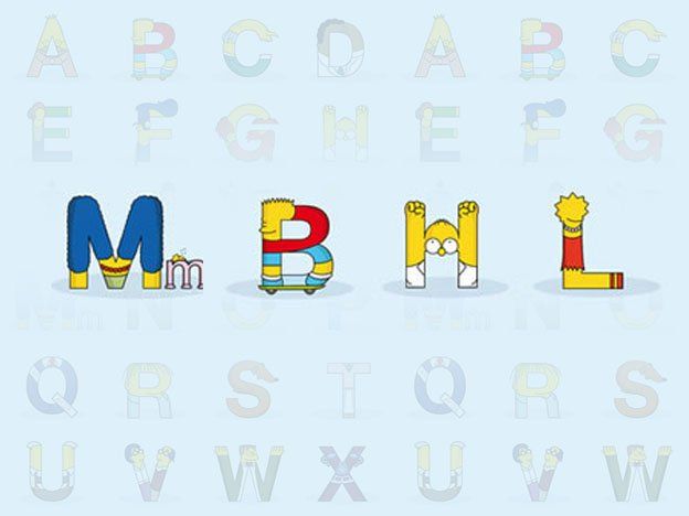 El alfabeto según los Simpson
