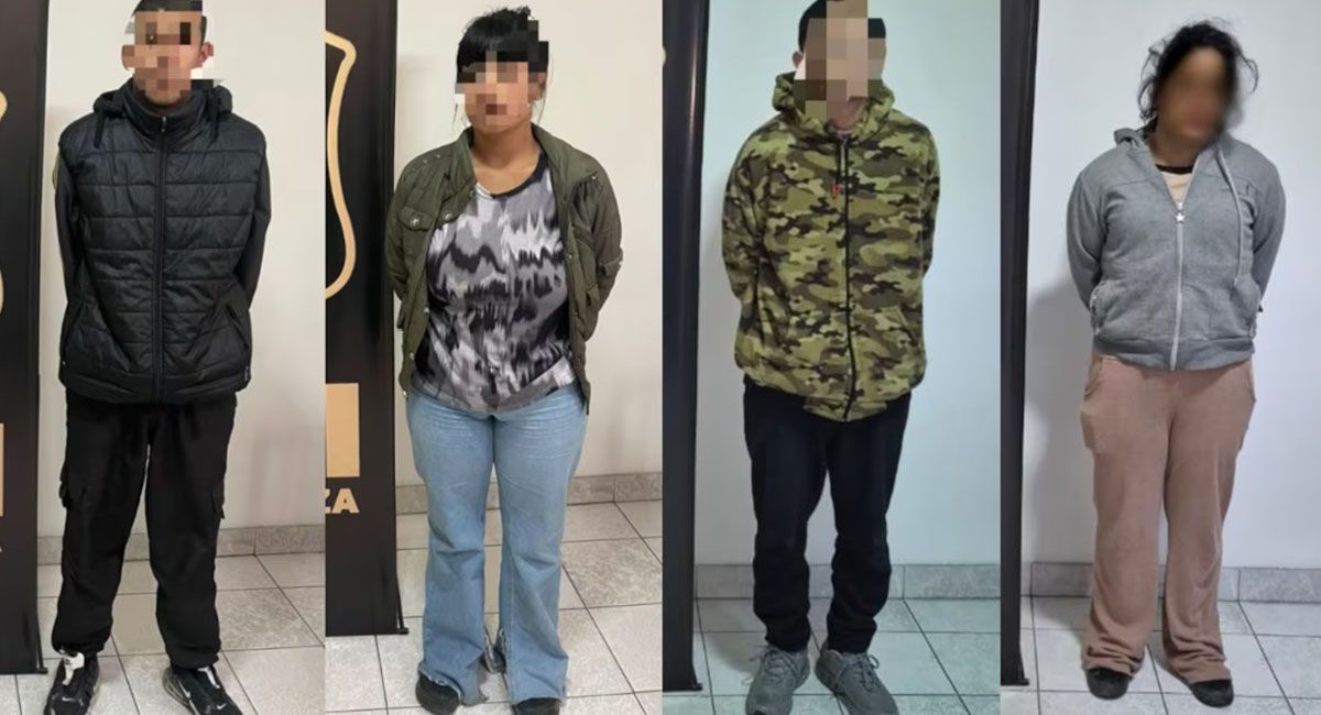 Los cuatro detenidos por los asesinatos de Brenda, Morena y Lara: dos mujeres y un hombre argentinos, y un joven peruano. Los cuatro detenidos por los asesinatos de Brenda, Morena y Lara: dos mujeres y un hombre argentinos, y un joven peruano.