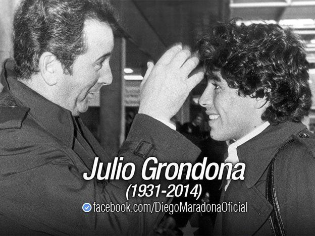 Maradona habló a través de una foto