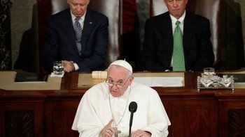 Nueve frases de Francisco ante el Congreso de EE.UU.