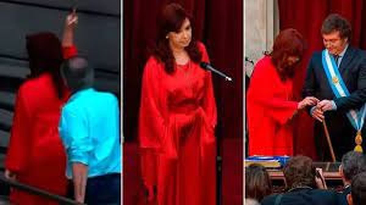 Cristina se va de la asunción de Javier Milei y Victoria Villarruel con el gesto de Fuck You.