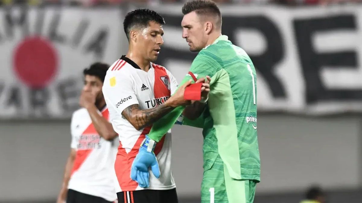 Enzo Pérez y Franco Armani son dos grandes referentes de River.