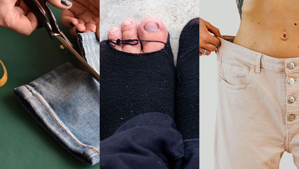 Tres opciones de trucos o DIY de costura artesanal.&nbsp;