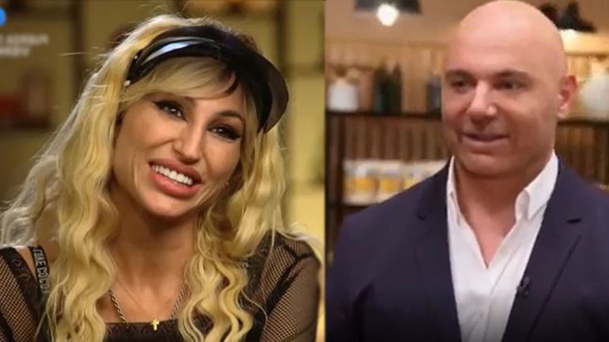 Vicky Xipolitakis sedujo a Germán Martitegui en Masterchef Celebrity.