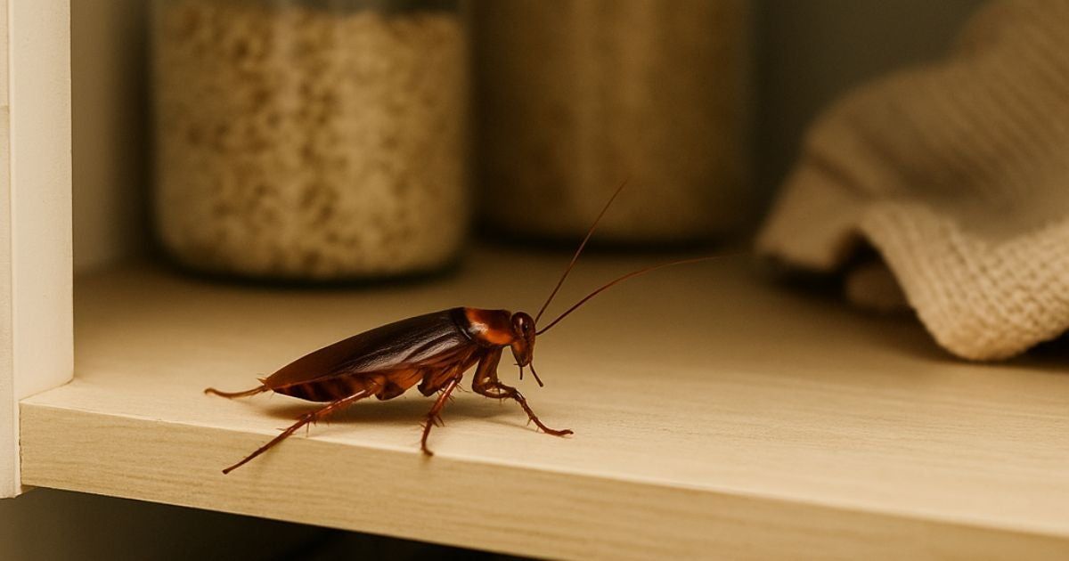 Las cucarachas toman protagonismo en primavera.&nbsp; &nbsp;