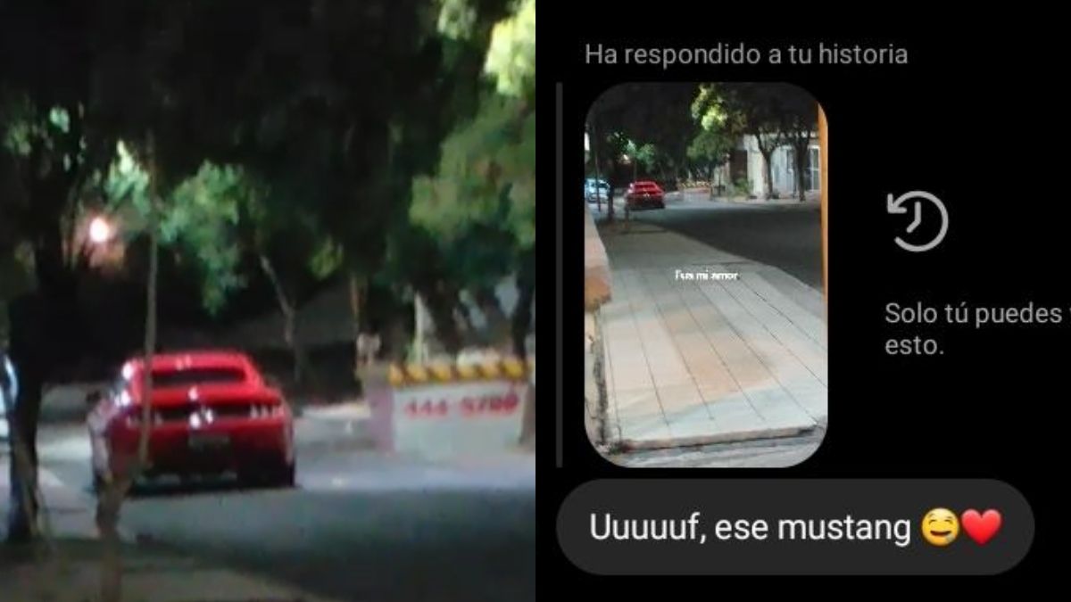 Caminaba por Mendoza y se encontró con un auto de lujo