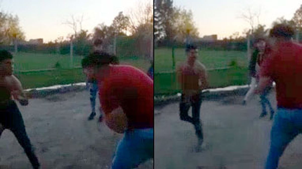 Video: así apuñalaron a un boxeador amateur en una pelea callejera