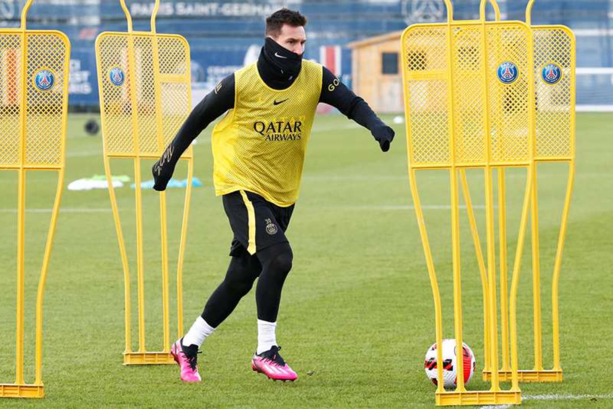 Lionel Messi se entrenó con el plantel del PSG pero no jugará por la Copa de Francia