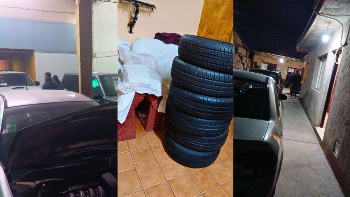 Los allanamientos donde se recuperaron las autopartes. Los allanamientos donde se recuperaron las autopartes.