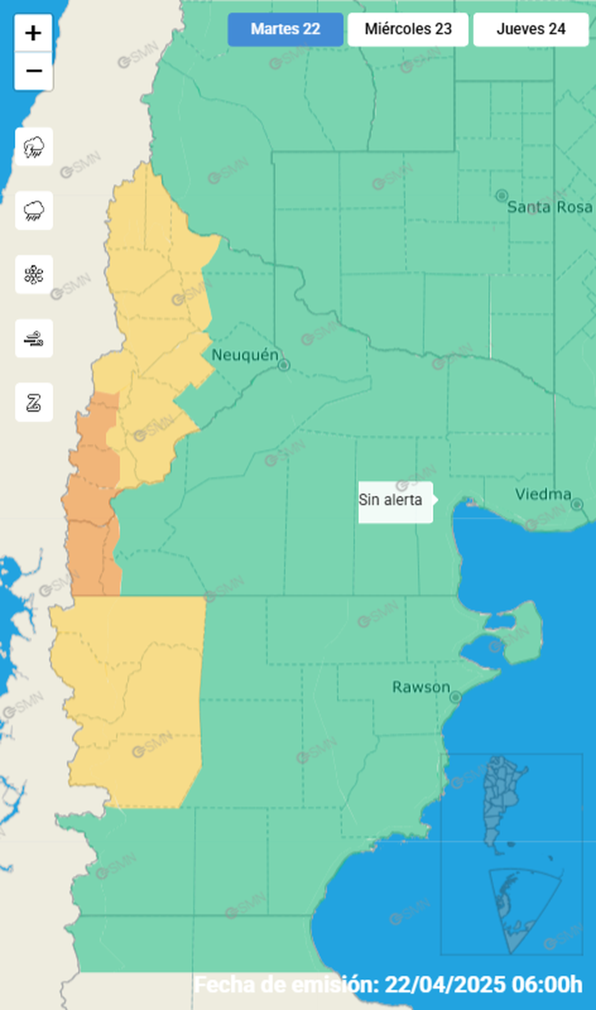 Estas áreas se encuentran en alerta Estas áreas se encuentran en alerta 