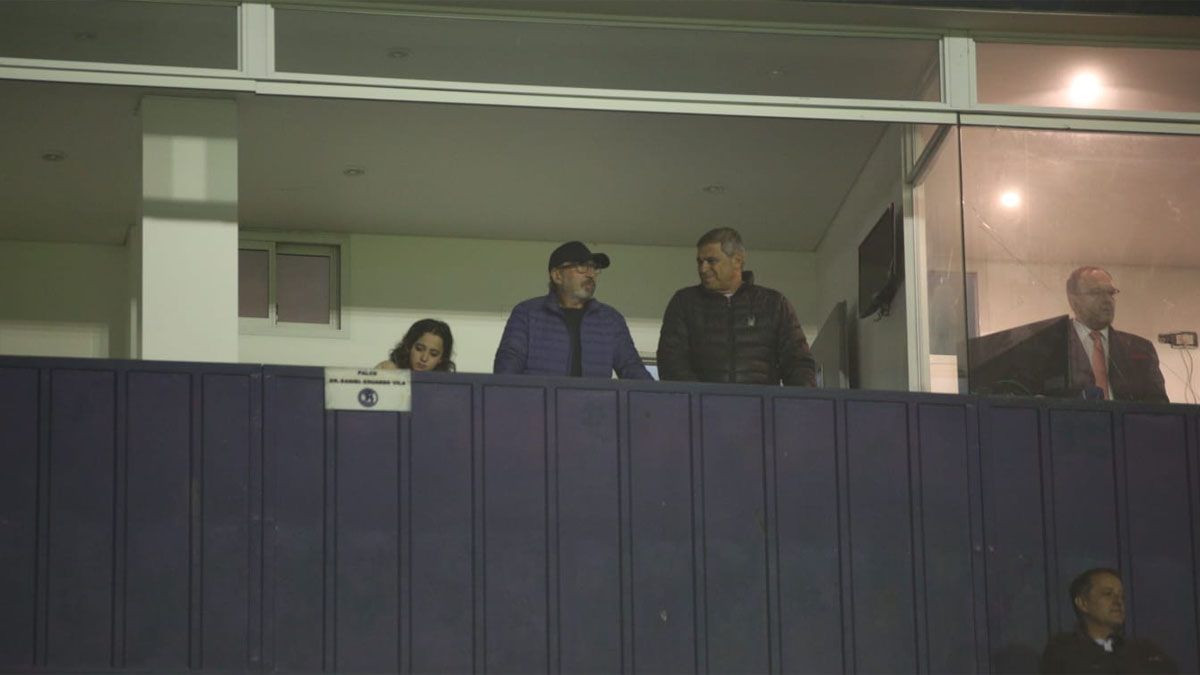 El empresario estuvo en un palco de la Lepra junto a Alberto Rez Masud. Foto: Fernando Martínez (UNO)