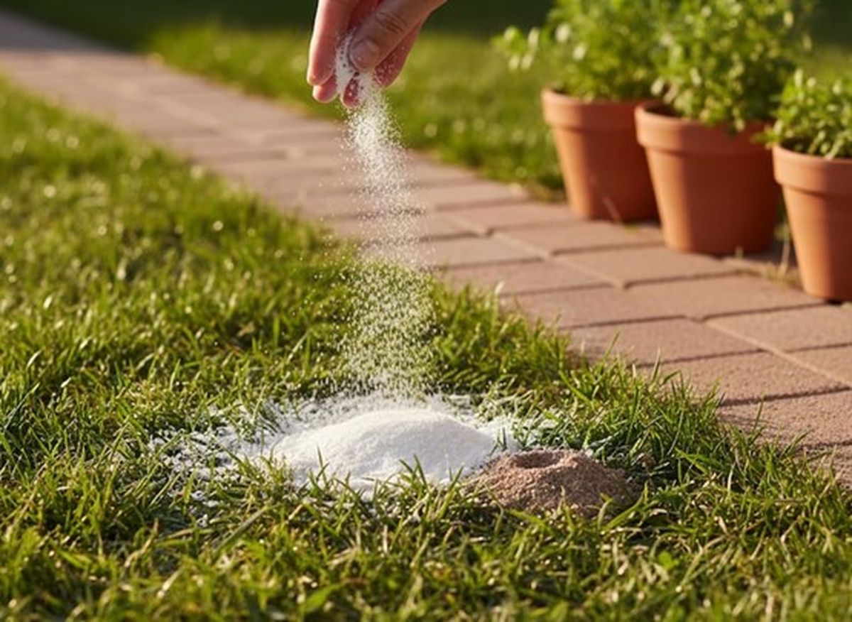 El bicarbonato puede ser la solución a las manchas marrones en el jardín. El bicarbonato puede ser la solución a las manchas marrones en el jardín. 