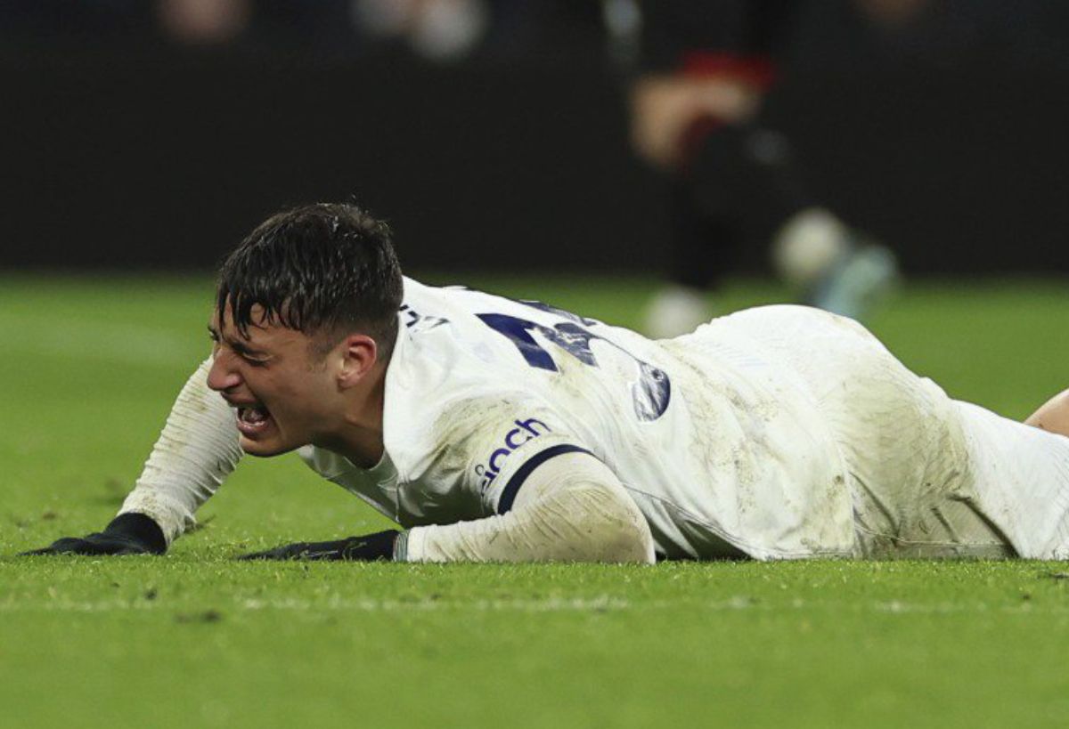 El dolor de Alejo Veliz en el momento de la lesión