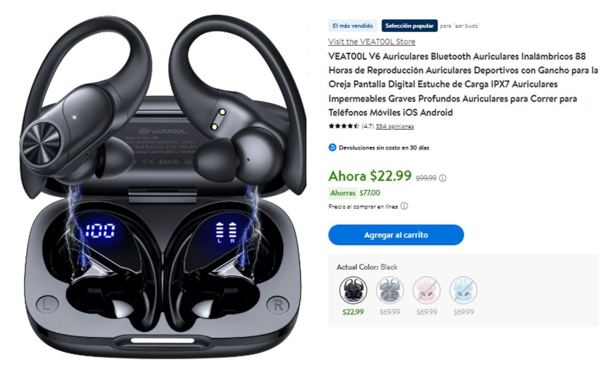 Con un precio de oferta de $22, los auriculares virales de Walmart se han convertido en el gadget más deseado en Estados Unidos Con un precio de oferta de $22, los auriculares virales de Walmart se han convertido en el gadget más deseado en Estados Unidos
