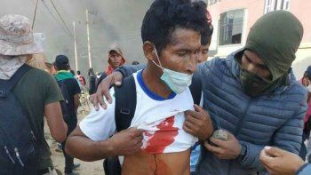 Al menos ocho muertos por la represión en una marcha a favor de Evo Morales