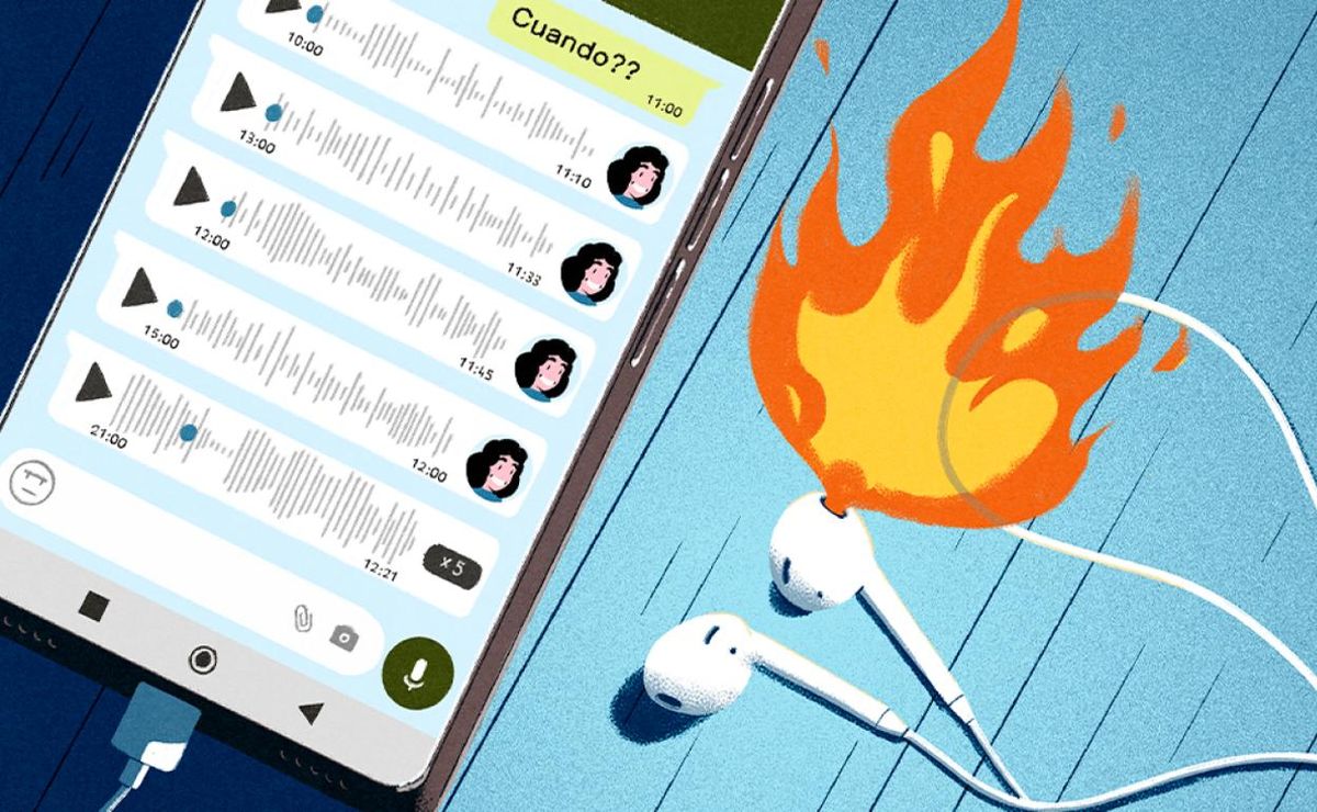 A veces los audios extensos de WhatsApp pueden ser desesperantes.