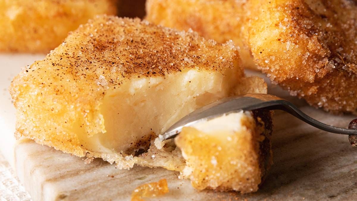 Recetas: Leche frita. Foto: gentileza cecotec.