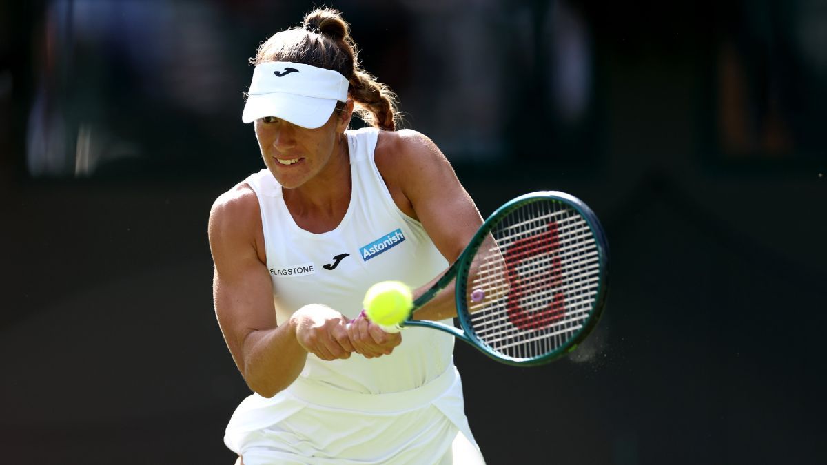Solana Sierra disputó la segunda ronda de Wimbledon. 