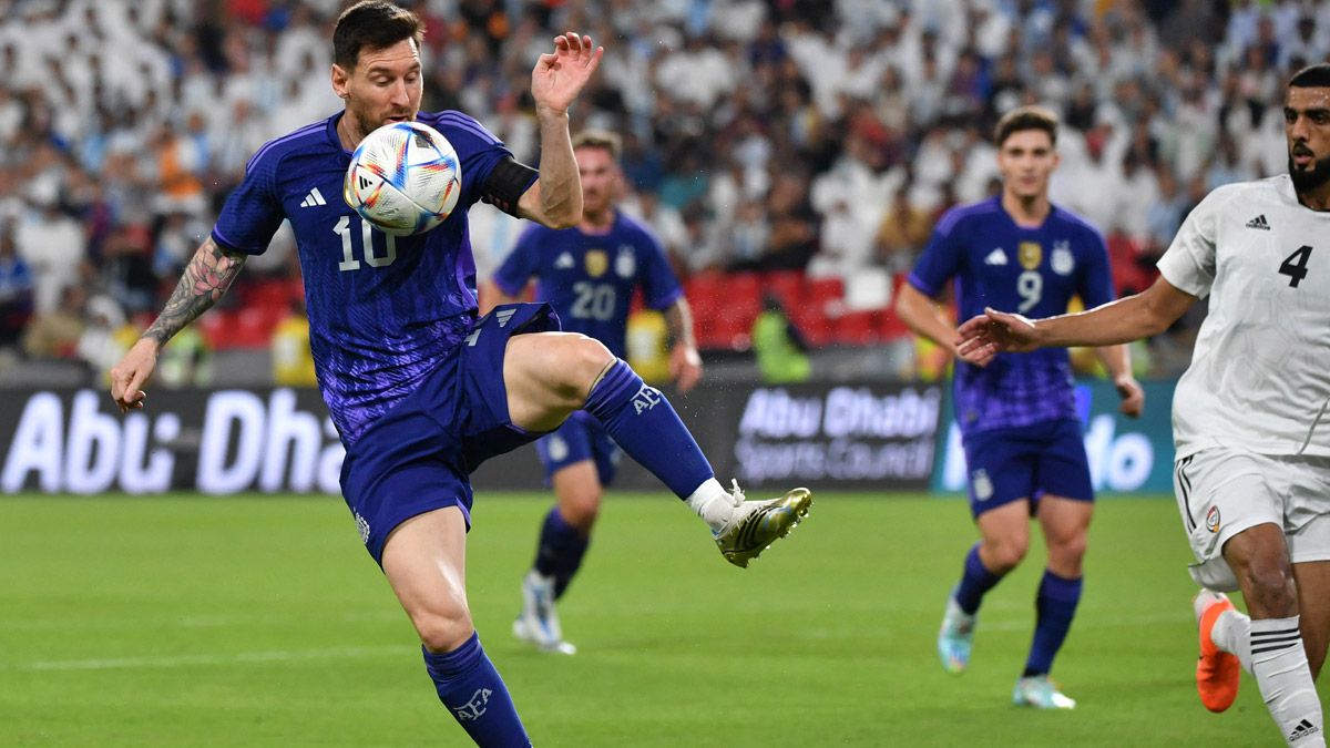 La Selección argentina no tuvo problemas para derrotar a Emiratos Árabes