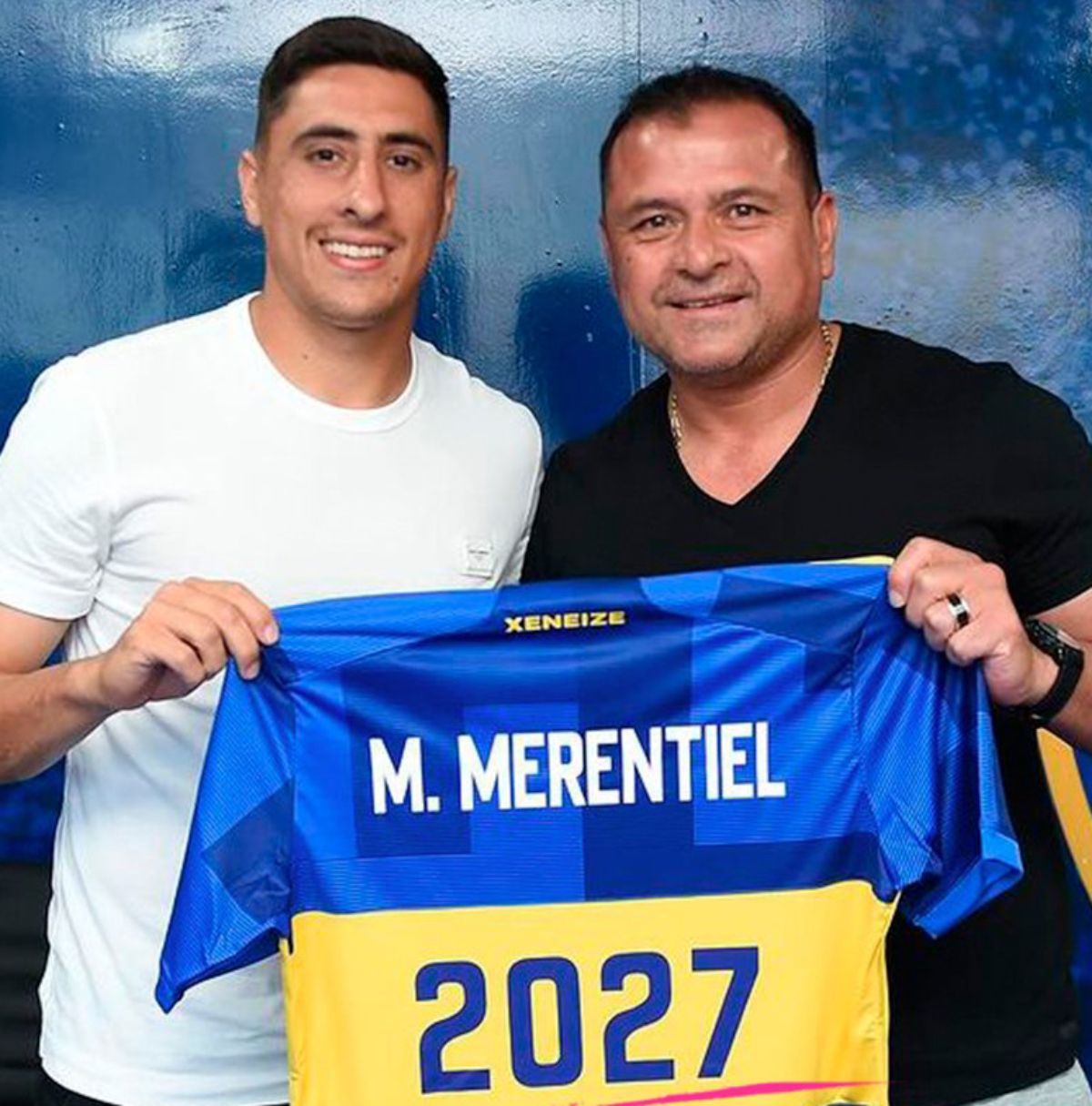 Miguel Merentiel firmó con Boca hasta 2027 Miguel Merentiel firmó con Boca hasta 2027