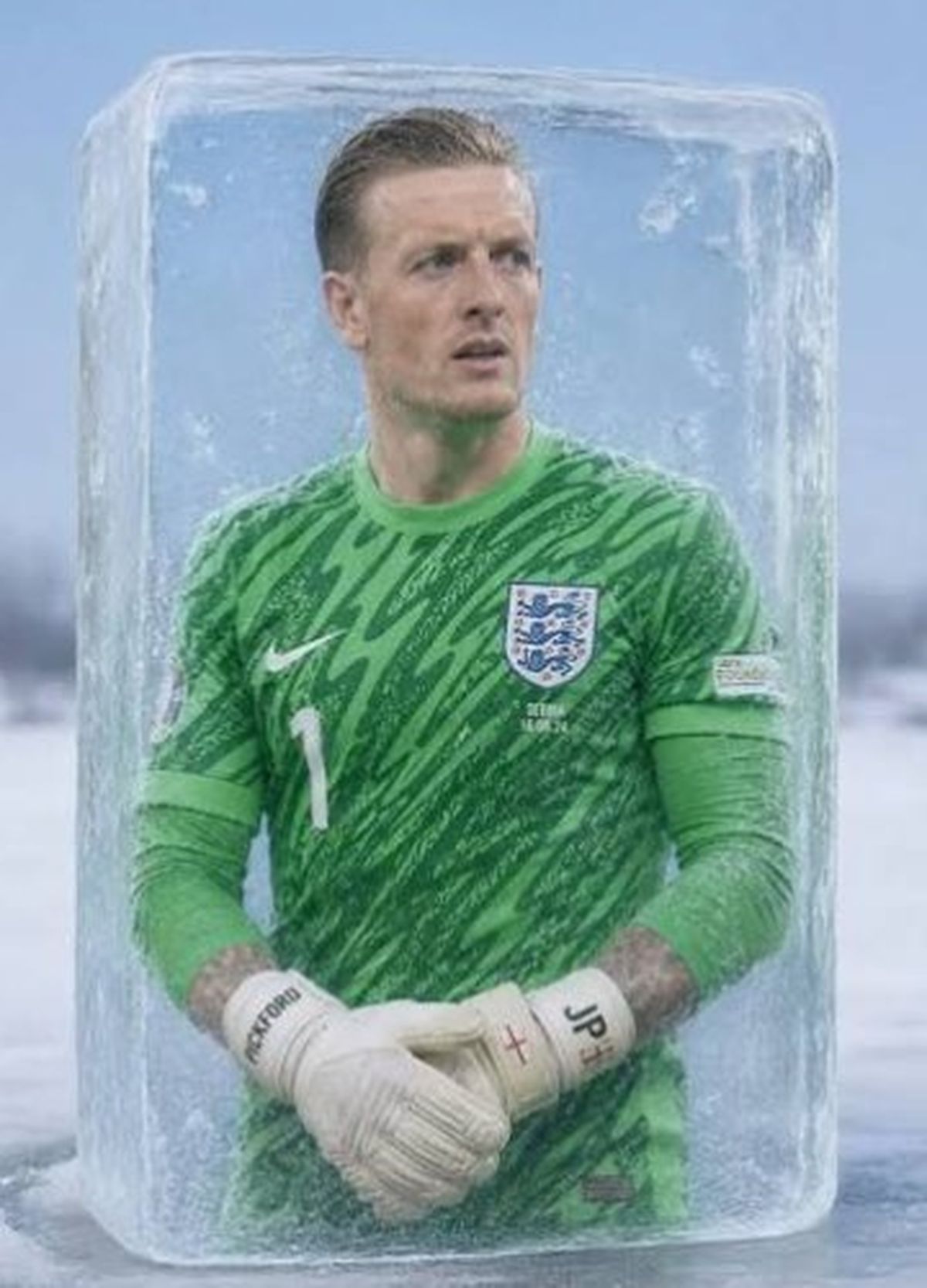 El meme de Pickford congelado.
