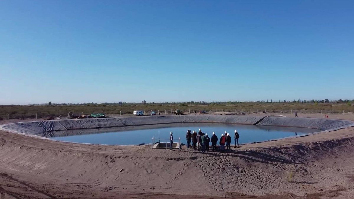 El acueducto Monte Comán-La Horqueta abastecerá a 89 explotaciones agropecuarias al norte del río Diamante y de la Ruta Nacional 146 y llevará agua al secano.