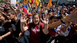 Marcha en Venezuela para  ir a las urnas