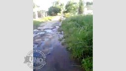 Varios reclamos por caños rotos y pérdidas de agua potable