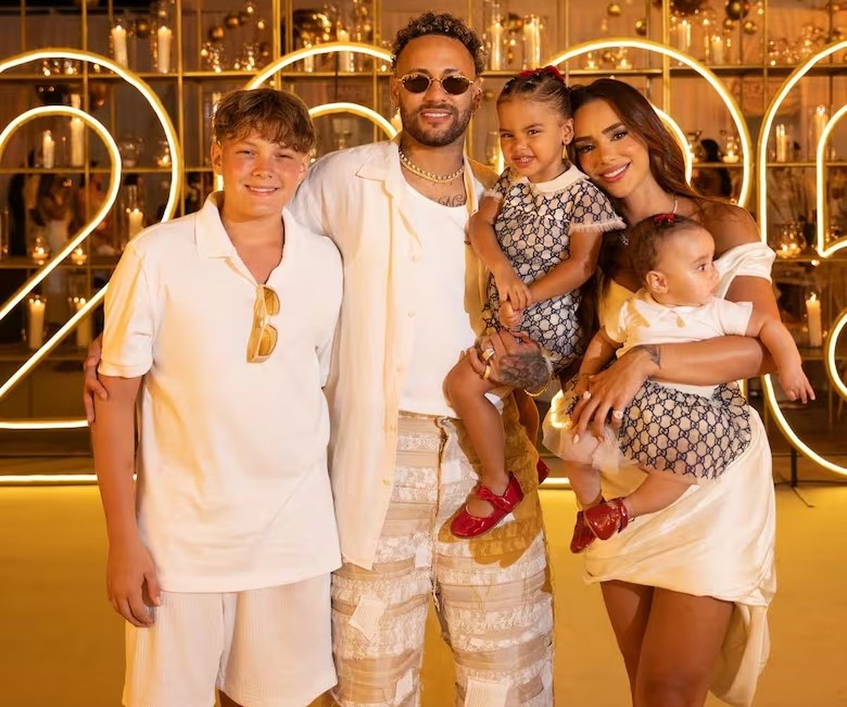 Es el quinto hijo de Neymar, y la tercera con Bruna Biancardi.