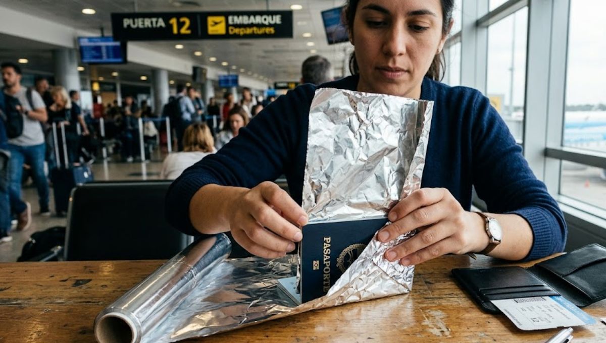 Envolver el pasaporte en papel aluminio: por qué recomiendan hacerlo y para qué sirve