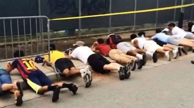 Las locuras de los fans por ver a Lionel Messi