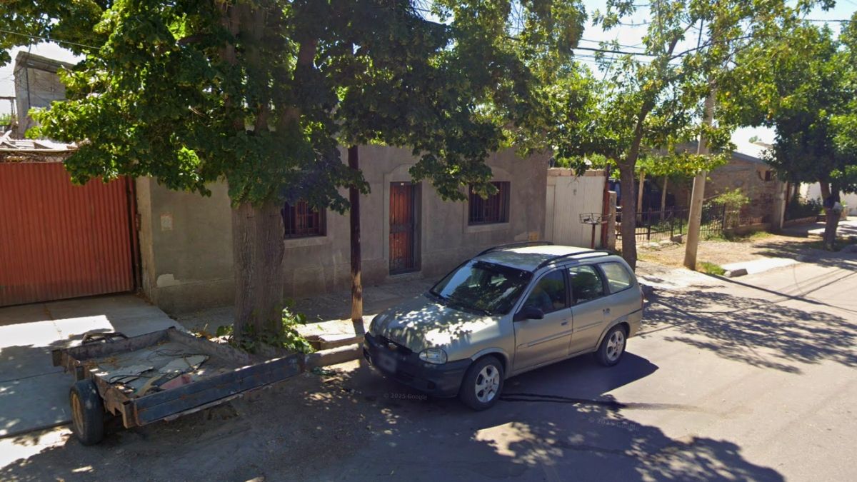 La casa desde donde el secuestrador mostró su pene a sus vecinas. La casa desde donde el secuestrador mostró su pene a sus vecinas.