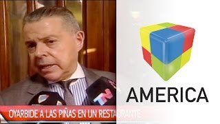 El juez Oyarbide, a las piñas en un restaurante de Puerto Madero