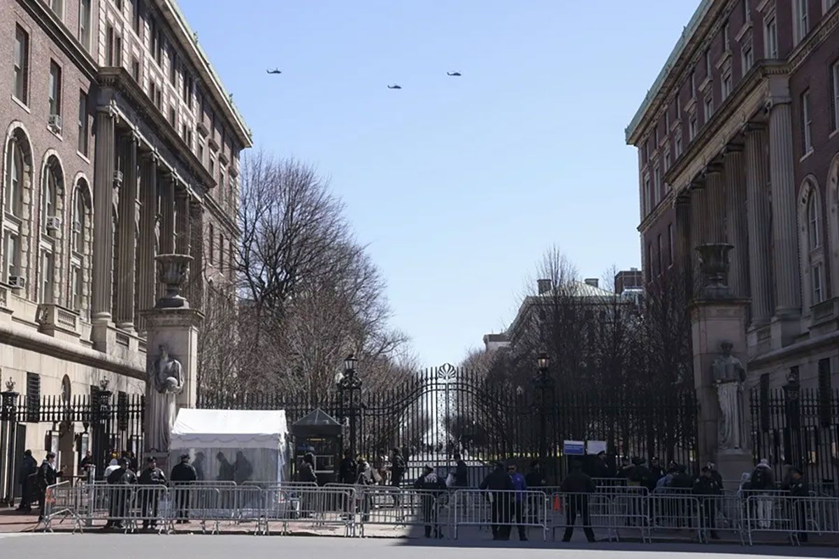 Campus de la Universidad de Columbia, en New York en Estados Unidos (Archivo). Crédito: EFE/EPA/ Sarah Yenesel.