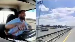 El accidente de avión quedó registrado en video.