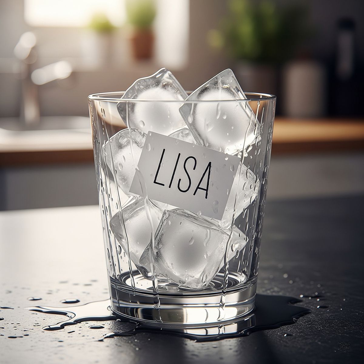 El ritual es muy sencillo. Se escribe el nombre de una persona en un papel y se lo coloca en un recipiente hasta que quede rodeado de hielo. El ritual es muy sencillo. Se escribe el nombre de una persona en un papel y se lo coloca en un recipiente hasta que quede rodeado de hielo.