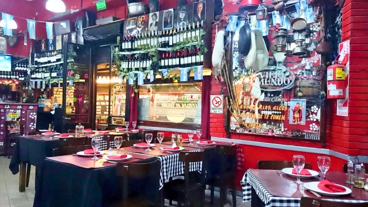 El bodegón Viejo Mundo de Buenos Aires