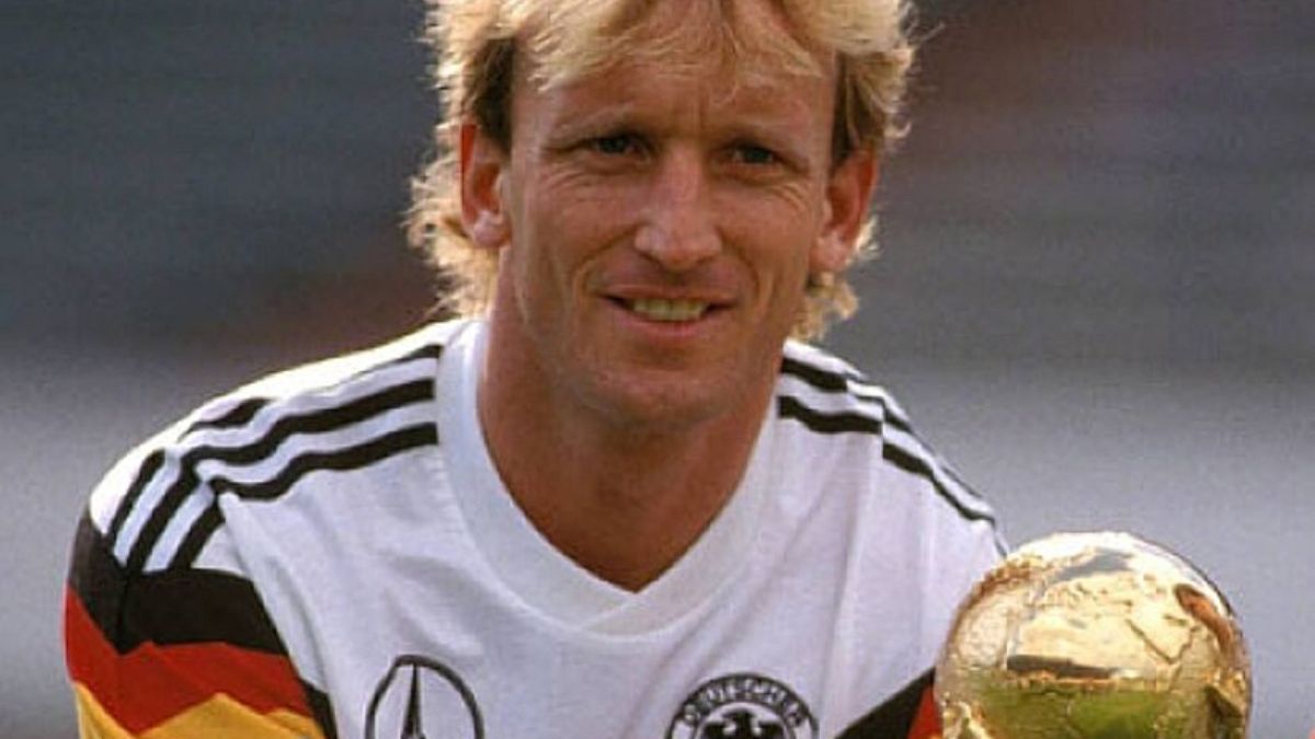Andreas Brehme fue el delantero del seleccionado de Alemania que convirtió el penal que le dio el triunfo sonre la Selección argentina en la final del Mundial 1990 de Italia.