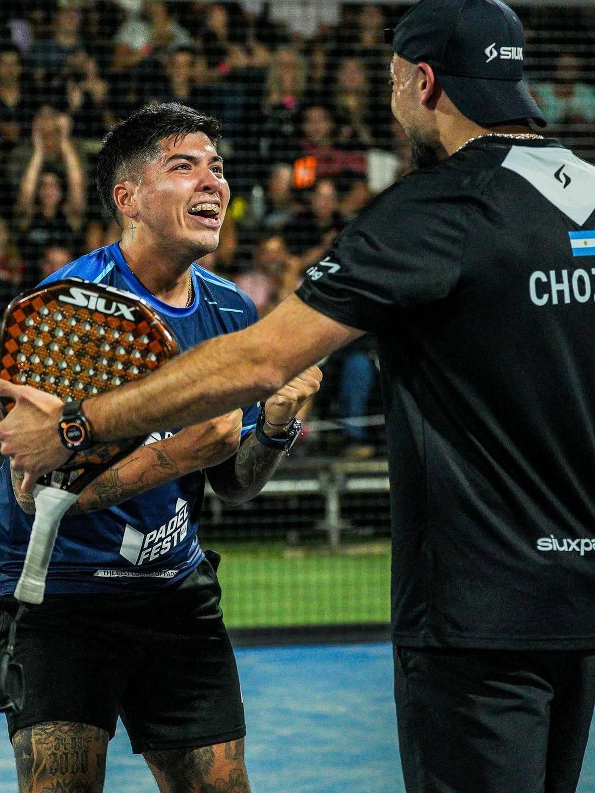 Aguirre y Chozas dieron una muestra de p&aacute;del de elite en el FIP Silver jugado en San Mart&iacute;n.