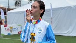 Bigetti con la medalla de bronce.