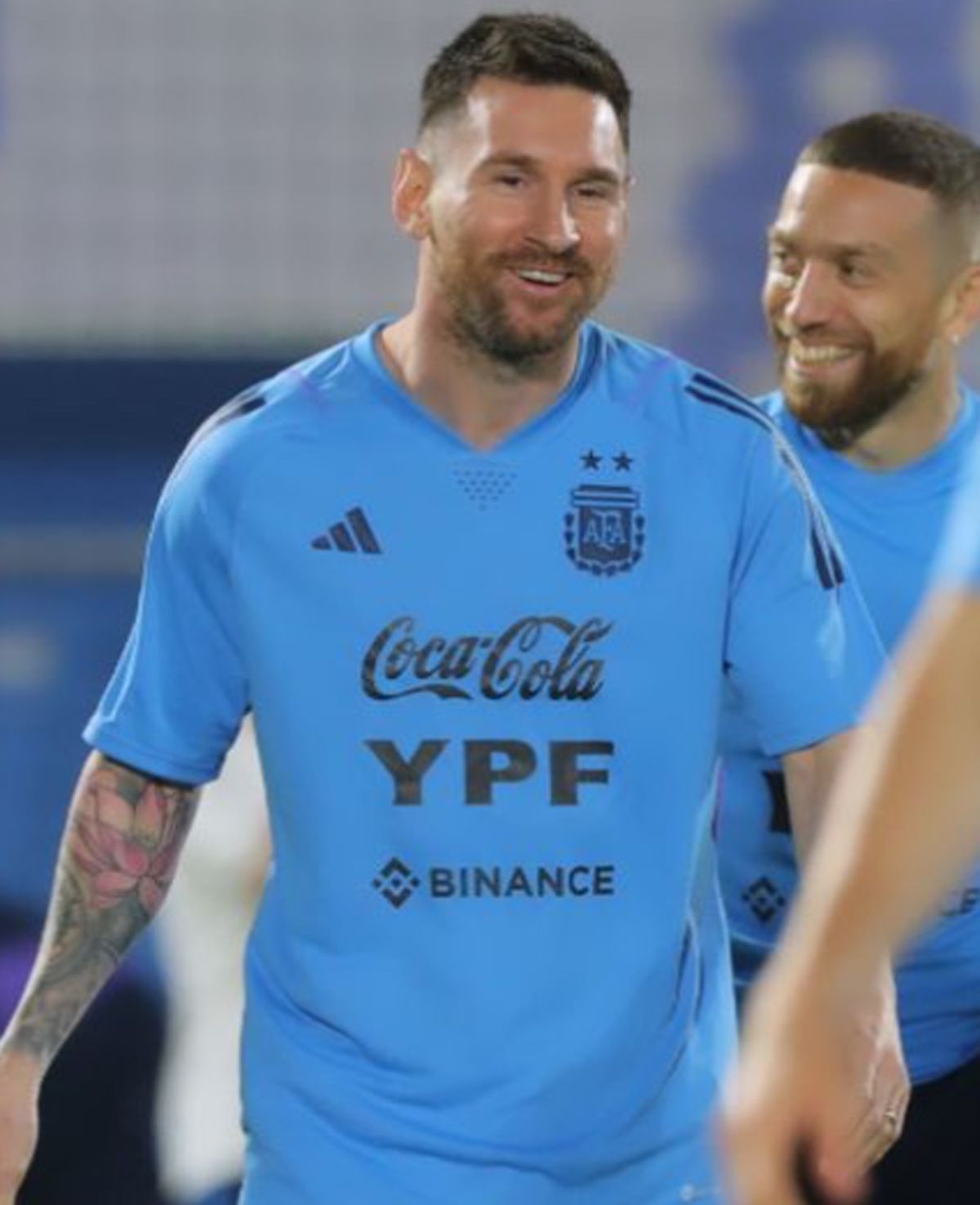 Lionel Messi estuvo a disposición de Lionel Scaloni en la práctica de la Selección Argentina