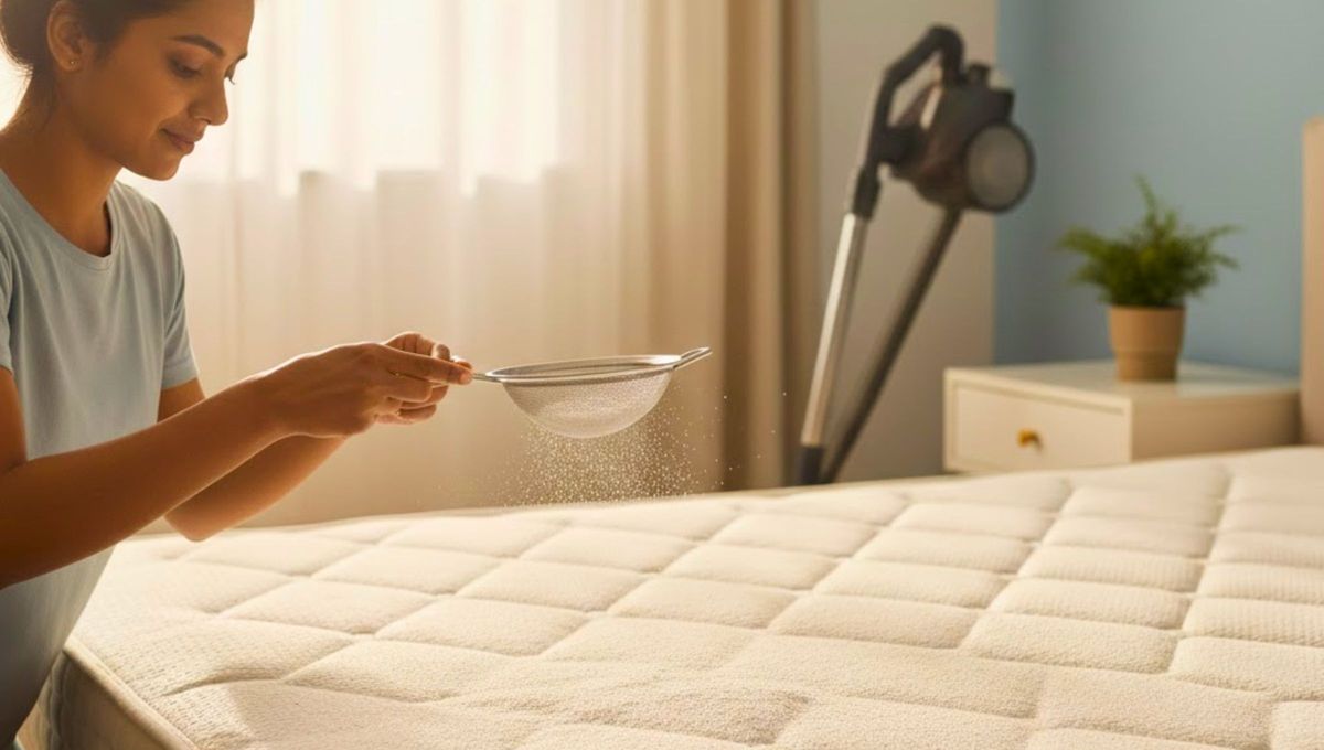 Cómo dejar como nuevo tu colchón sin utilizar agua y con un poco de bicarbonato